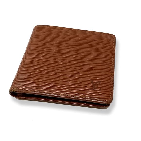 Louis Vuitton Brown Taiga Leather Wallet - Picture 1 of 8